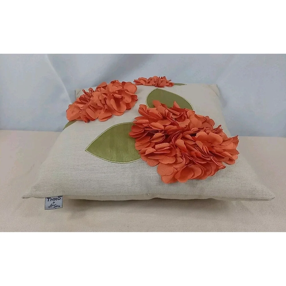 Tho By Mario Lorenz‎ Pillow Floral Pretty Decorative Flower Petal Throw Pillow